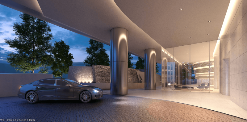 ファイル:THE COURT 神宮外苑 ブロードエントランス完成予想CG.png