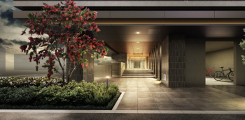 アルファスマート高松駅西II　エントエランスアプローチ完成予想図