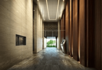 エスリード堺レジデンシア　エントエランスホール完成予想図