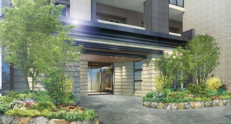 ファイル:オーヴィジョン吉敷II エントランスアプローチ完成予想図.png