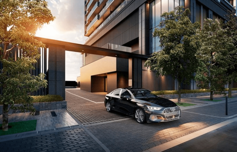 ファイル:シエリアタワー大阪堀江 カーエントランス完成予想図.png