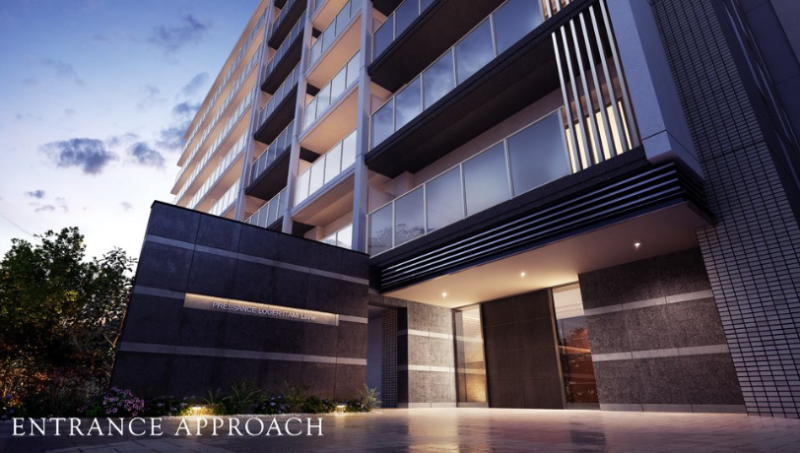 ファイル:プレサンス ロジェ 伊丹ラヴィ エントエランスアプローチ完成予想図.png