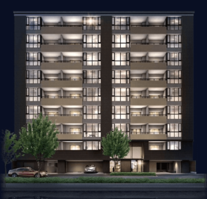 プレサンス ロジェ 西大路御池　外観完成予想図