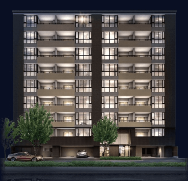 ファイル:プレサンス ロジェ 西大路御池 外観完成予想図.png