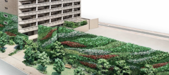 リバーガーデン千林大宮　ガーデン完成予想図2