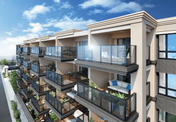 ヴェレーナシティ パレ・ド・マジェステ　オープンエアリビングバルコニー完成予想CG