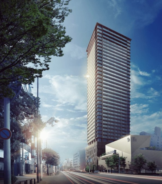 ファイル:Brillia（ブリリア） Tower 西新 外観完成予想CG1.png