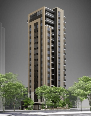 グランドメゾン赤坂JOHSEKI　外観完成予想図