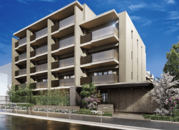 パークホームズ大倉山ガーデン　外観完成予想図