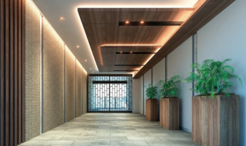 レ・ジェイド大和高田駅前　サブエントランスホール完成予想図