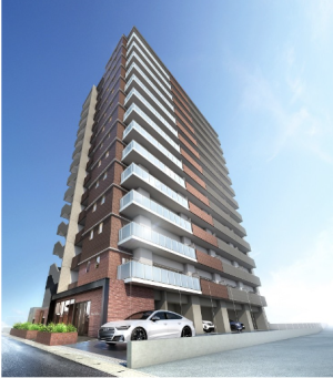 アルファステイツ深谷駅　外観完成予想図1