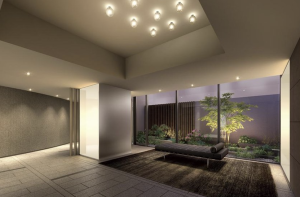 イニシア三鷹　エントランスホール完成予想図