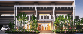 エスリード大津におの浜セントラル　エントランスホールアプローチ完成予想CG