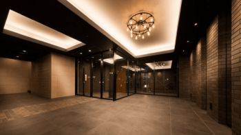 グローベル 南千住駅前　エントランスホール（2021年3月撮影）