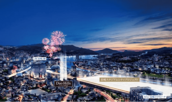 デュオヒルズ長崎宝町　周辺写真CG合成
