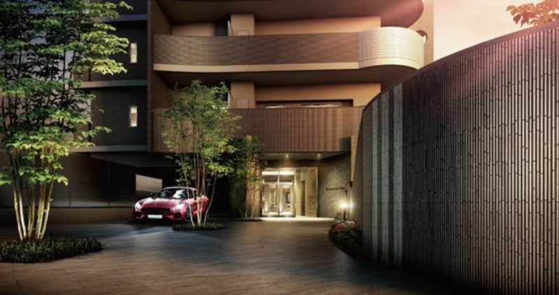 ファイル:ラシュレ大阪同心 エントランスアプローチ完成予想図.png