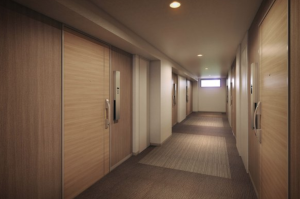 リビオレゾン天王寺真田山　内廊下完成予想図