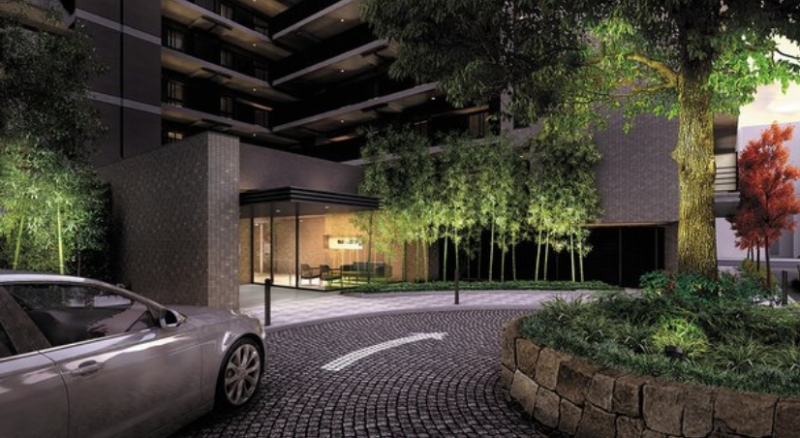 ファイル:ザ・パークハウスオイコス 鎌倉大船 サブエントランス完成予想図 2.png