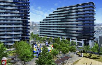 シャルマンフジ パーク＆リンクスEST　外観完成予想図1