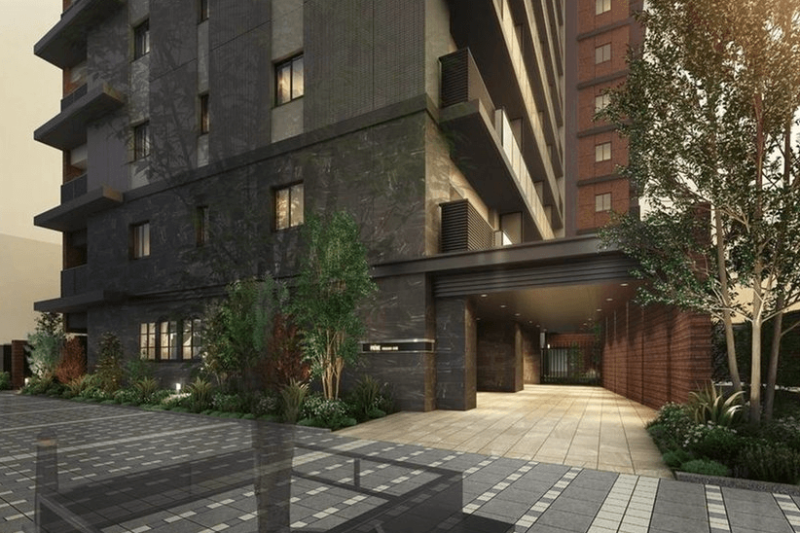 ファイル:プライム横須賀中央 エントエランスアプローチ完成予想図.png