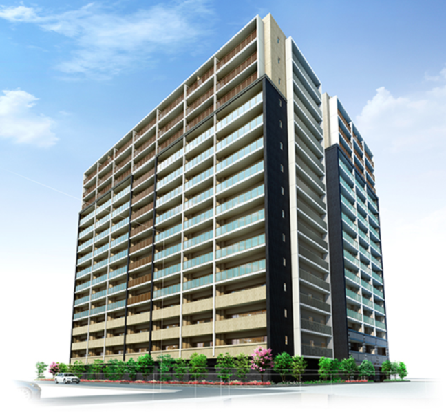 ファイル:プレサンス ロジェ 大垣駅前 外観完成予想CG.png