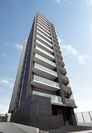 プレサンス ロジェ 天王寺真田山公園　外観完成予想図