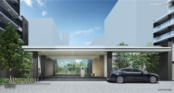 メガシティテラスII街区　車寄せ完成予想図