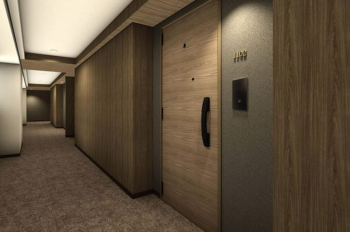 ライオンズ札幌大通公園ミレス　共用廊下完成予想図