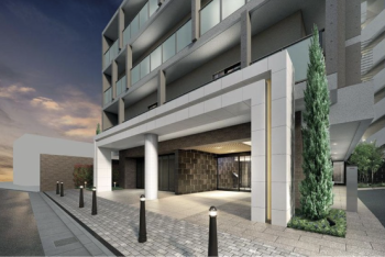 ワコーレ武庫之荘ノースグラン　エントエランスアプローチ完成予想図