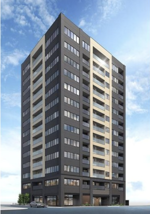 ワザック函館・五稜郭行啓通り　外観完成予想図2