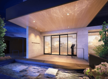 アルファステイツ熊本駅東　エントランスアプローチ完成予想図