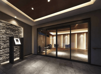 クレイルシティ山口黄金町　風除室完成予想図