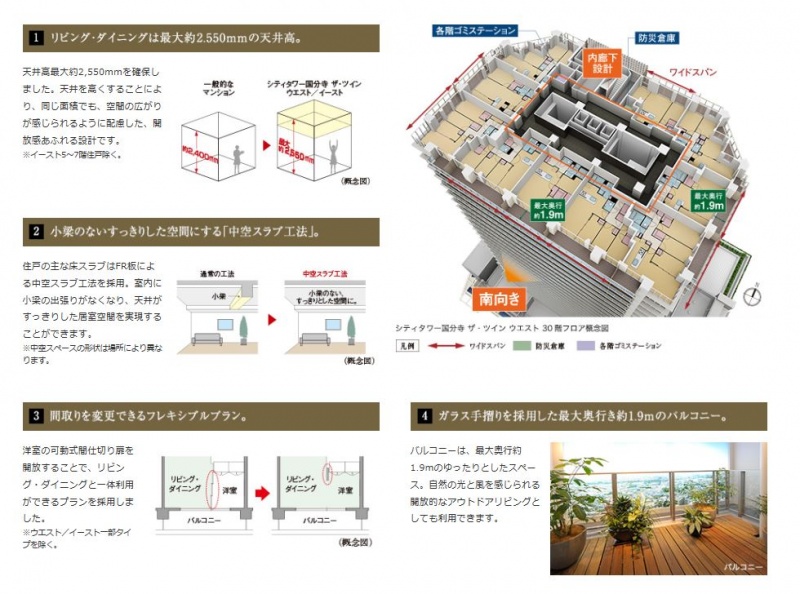ファイル:シティタワー国分寺 ザ・ツイン ウエスト・イースト構造.JPG