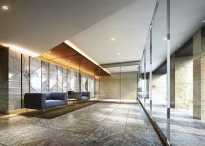 ピアース大森山王3丁目　エントランスホール完成予想CG