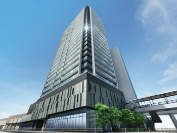 ブランズタワー羽衣　外観完成予想CG 1