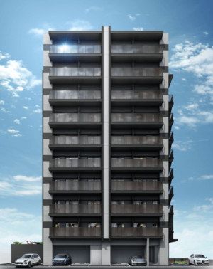 オープンレジデンシア今池　外観完成予想図