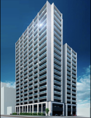 グランドパレス黒崎マークスタワー　外観完成予想図