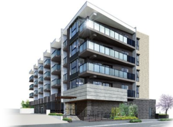 グローベル青葉台　外観完成予想CG1