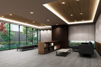 サーパス木太北部小グランテラス　ライブラリー・ラウンジ完成予想CG