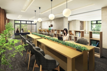 ジオ川西多田 パークサイト　ラウンジ（集会室）完成予想図1