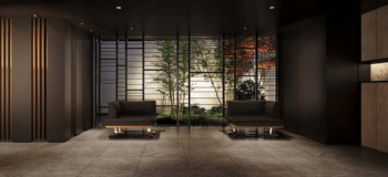 バウス新中野　エントエランスホール完成予想図