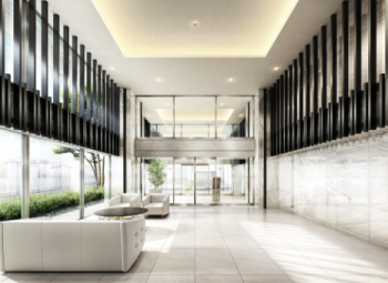 パレステージ鴨宮Ⅱ　エントエランスホール完成予想図