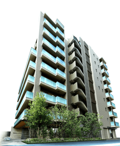 ファイル:ルフォン東中野三丁目 外観完成予想図.png