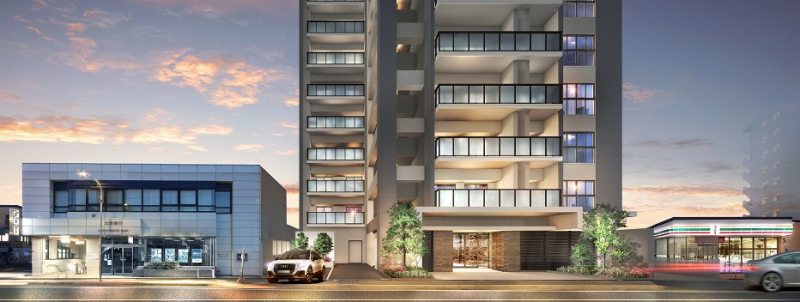 ファイル:クリオ元町駅前 エントランスアプローチ完成予想CG.png