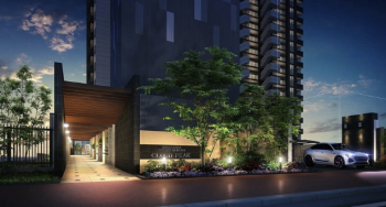 グランドキャッスル南小倉クラウド ピーク　エントエランスアプローチ完成予想図1