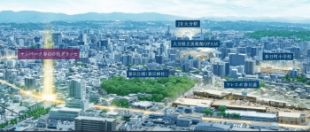 サンパーク春日の杜グラッセ　周辺写真CG合成