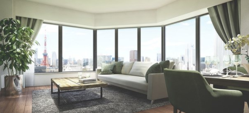 ファイル:ザ・パークハウス 三田ガーデン レジデンス＆タワー T11ORタイプ／リビング完成予想図.png