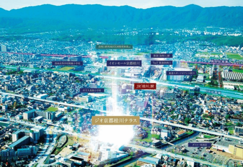 ファイル:ジオ京都桂川テラス 周辺写真CG合成.png