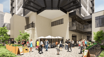 プラウドタワー名古屋錦　外観完成予想図3