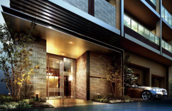 プレミスト月島　エントランスアプローチ完成予想図